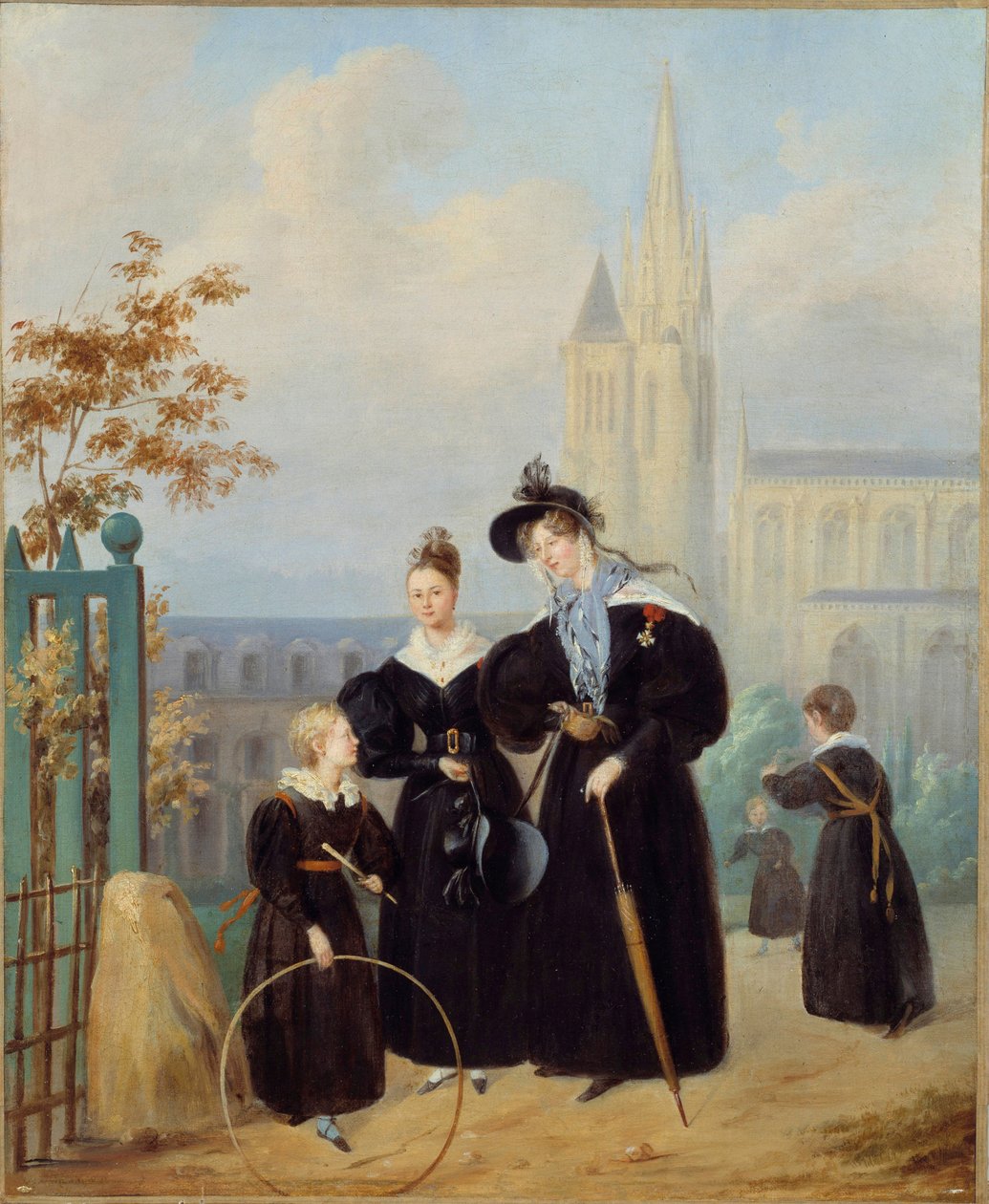 Dům vzdělání Čestné legie Anonymní obraz. 19. století. Paříž, Muzeum Čestné legie od French School