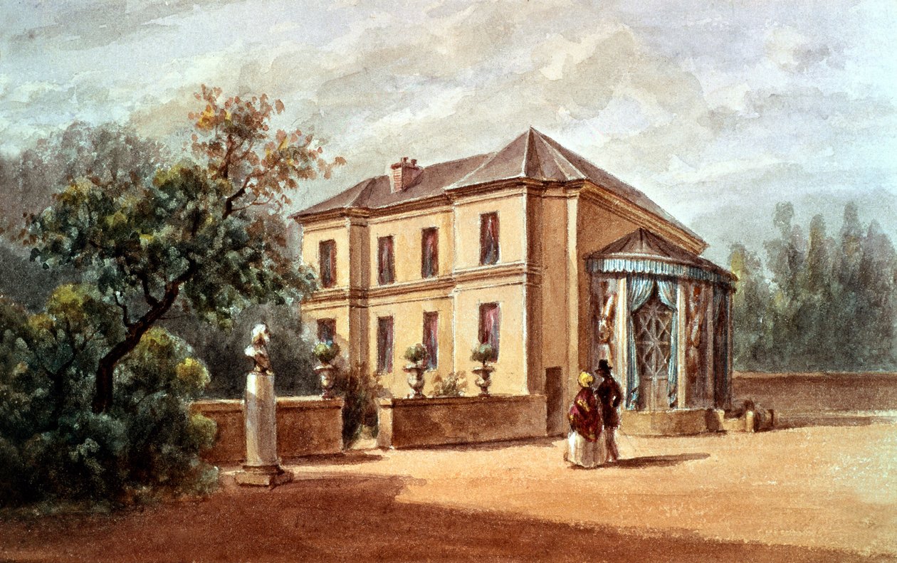 Dům Josephine de Beauharnais v Paříži od French School