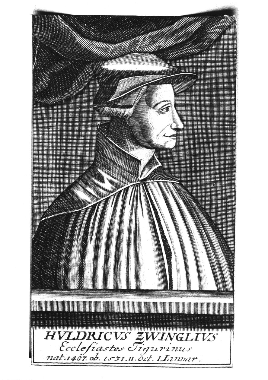 Huldrych Zwingli (1484-1531) od French School