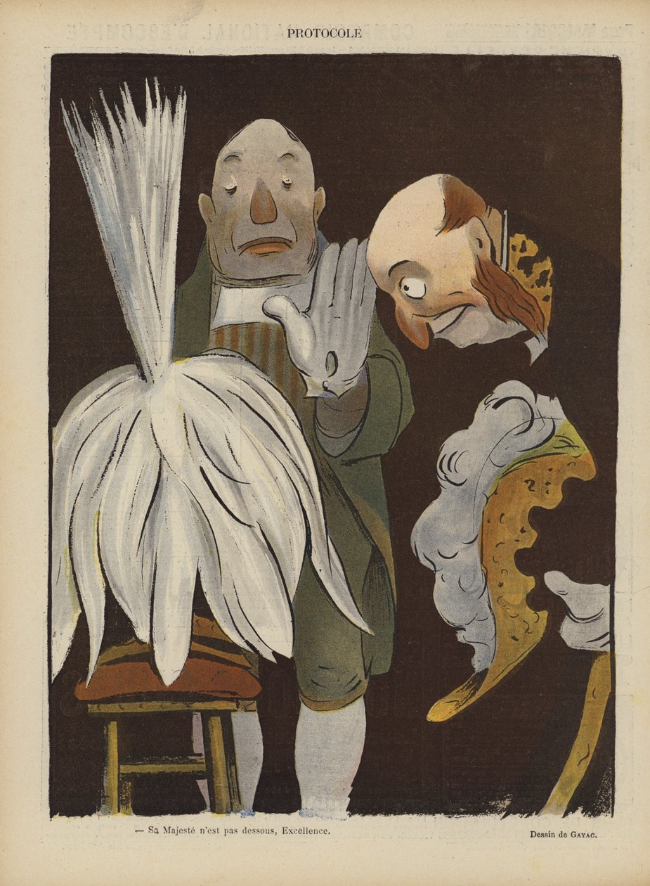 Ilustrace pro Le Rire (barevná litografie) od French School