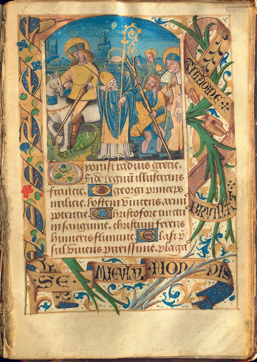 Ilustrace z "Knihy hodin, použití Říma", c.1480 od French School