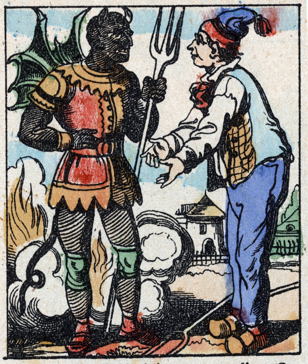 Ilustrace pohádky „“ The Devil