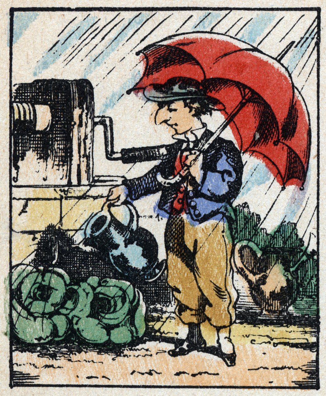 Ilustrace příběhu „“ Veridique Historie Jeannot Serinet „“ Dřevoryt Imagery Pellerin - Epinal, sd. Konec 19. století. od French School