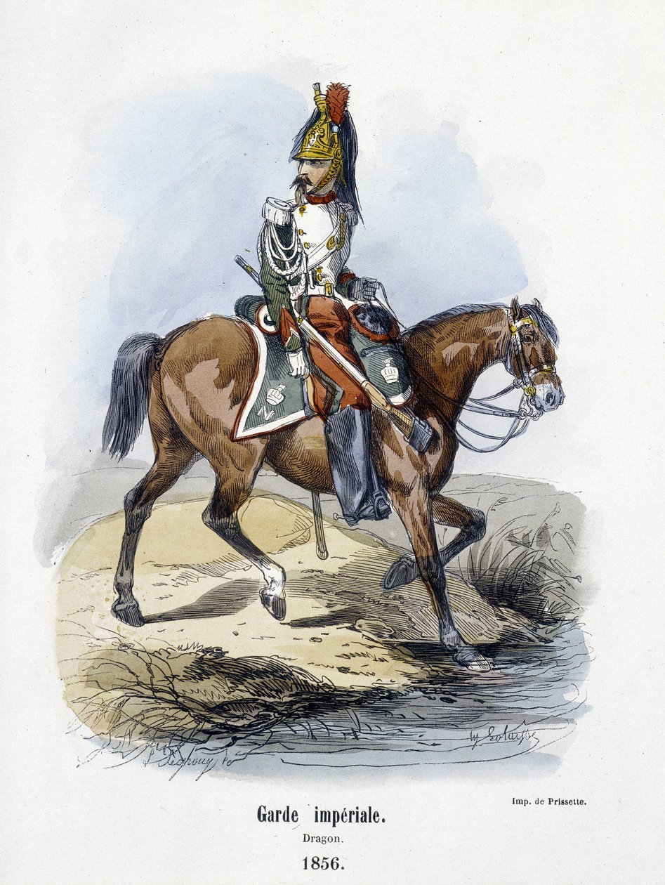 Císařská garda: Drak v roce 1856 – v „“ Histoire de l