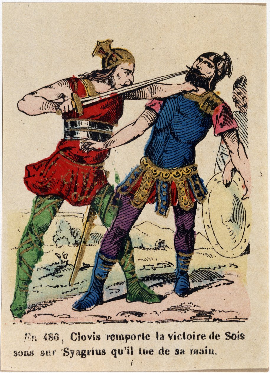 V roce 480 získal Clovis Soissons nad Syagriusem a zabil jeho rukou od French School