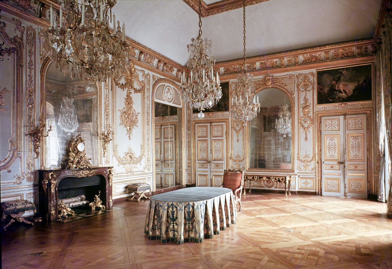 Interiér radního sálu 1701-55 od French School