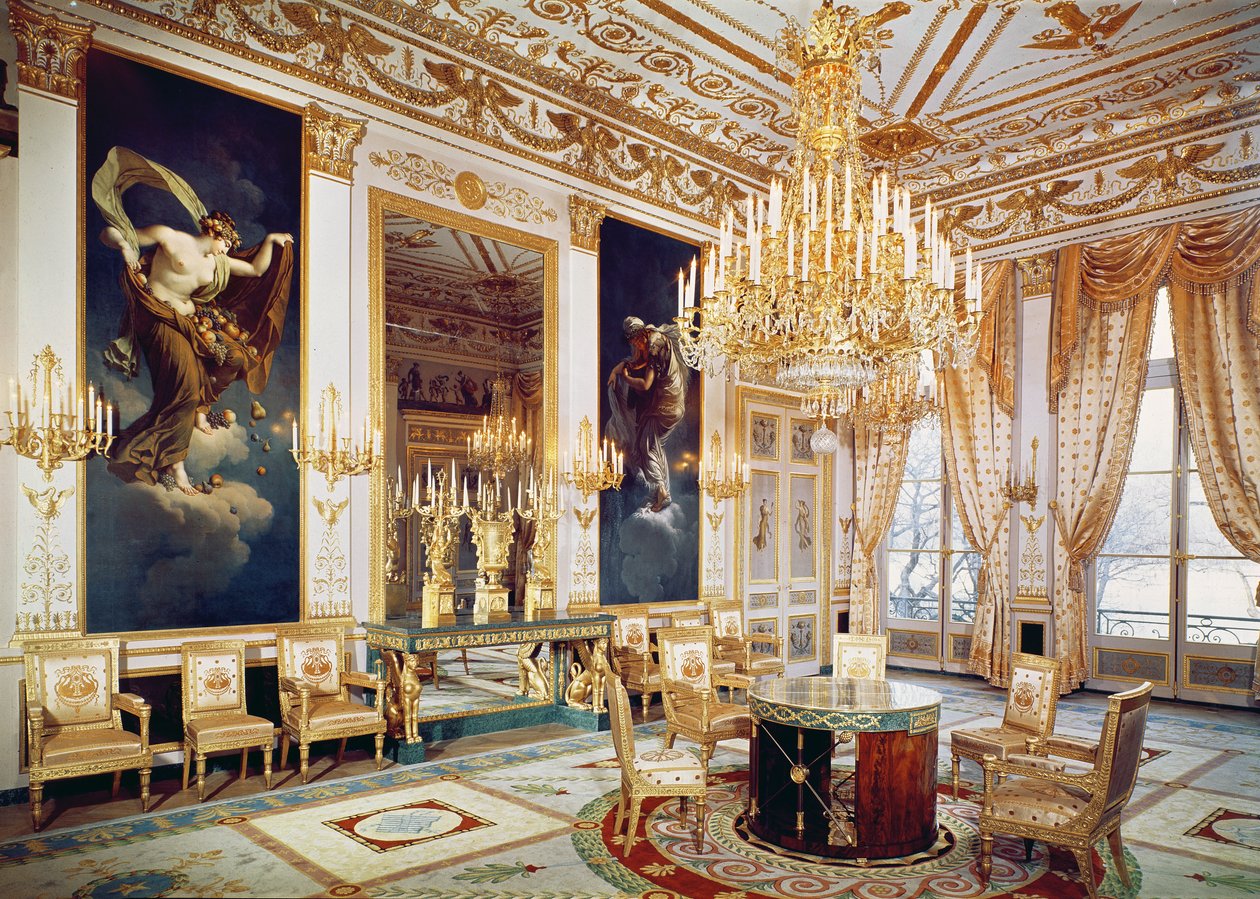 Interiér Salon des Quatre Saisons od French School