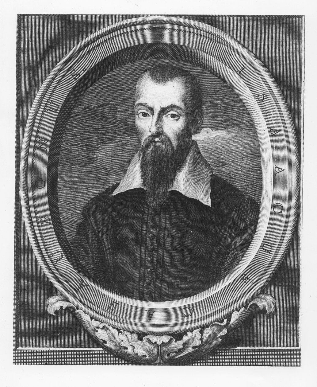 Isaac Casaubon (rytina) od French School