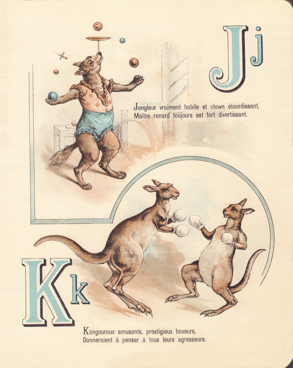 J K: Radostná liška, žonglér, klokan, kickbox od French School