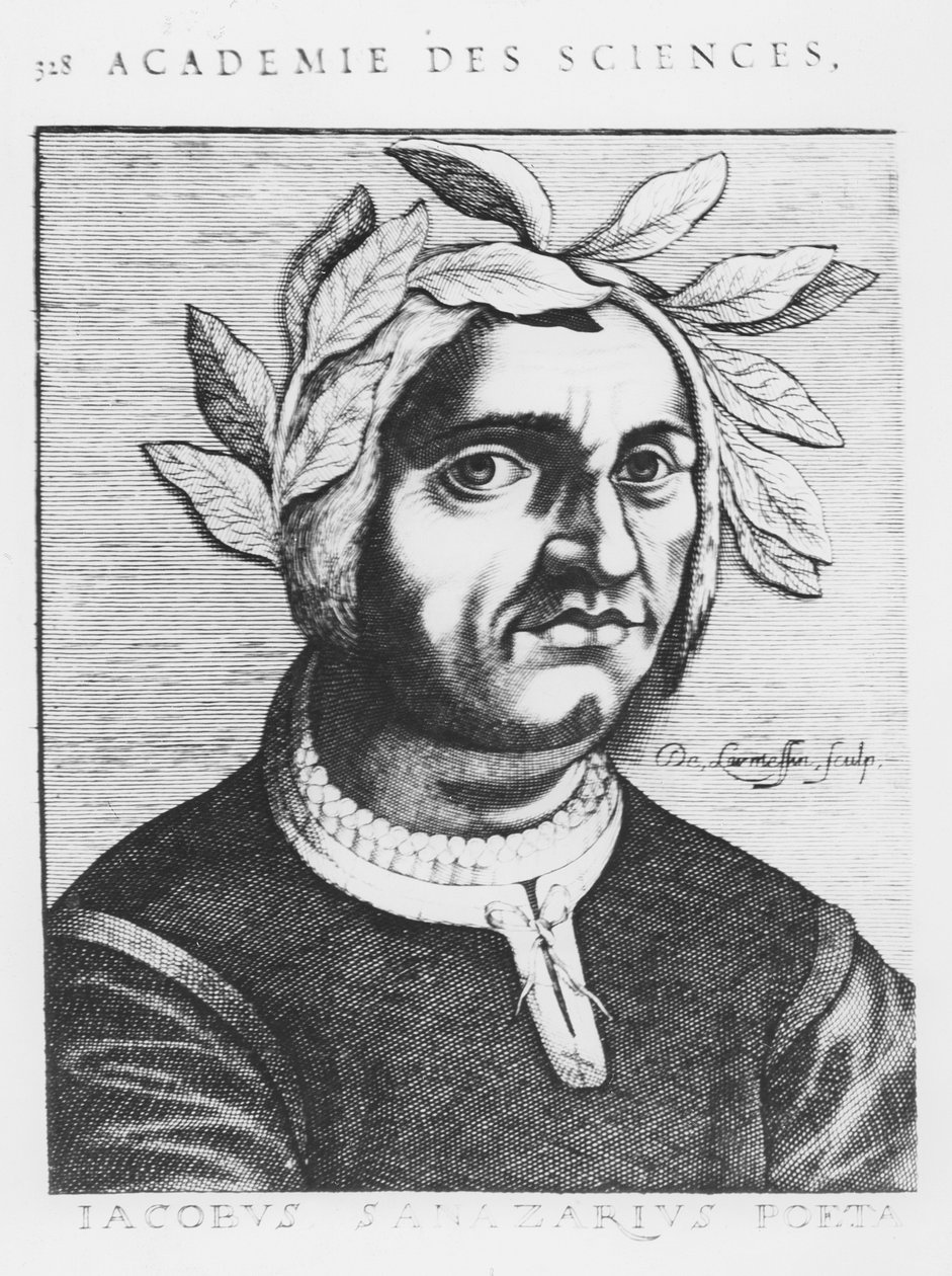 Jacopo Sannazaro (rytina) od French School
