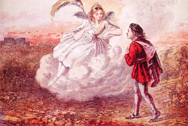 Jacques a víla, ilustrace k pohádce 
