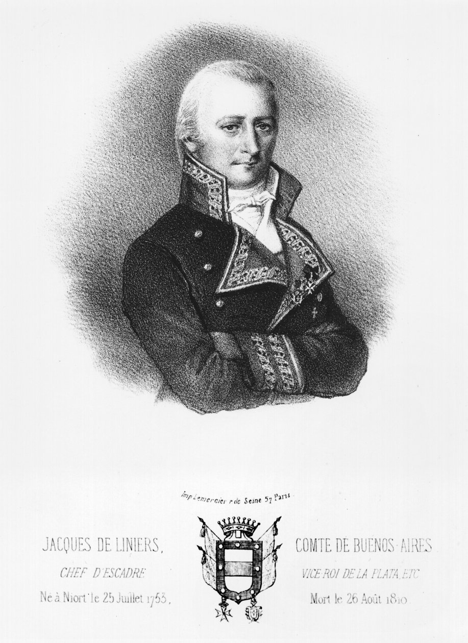 Jacques de Liniers (1753-1810) počátek 19. století od French School