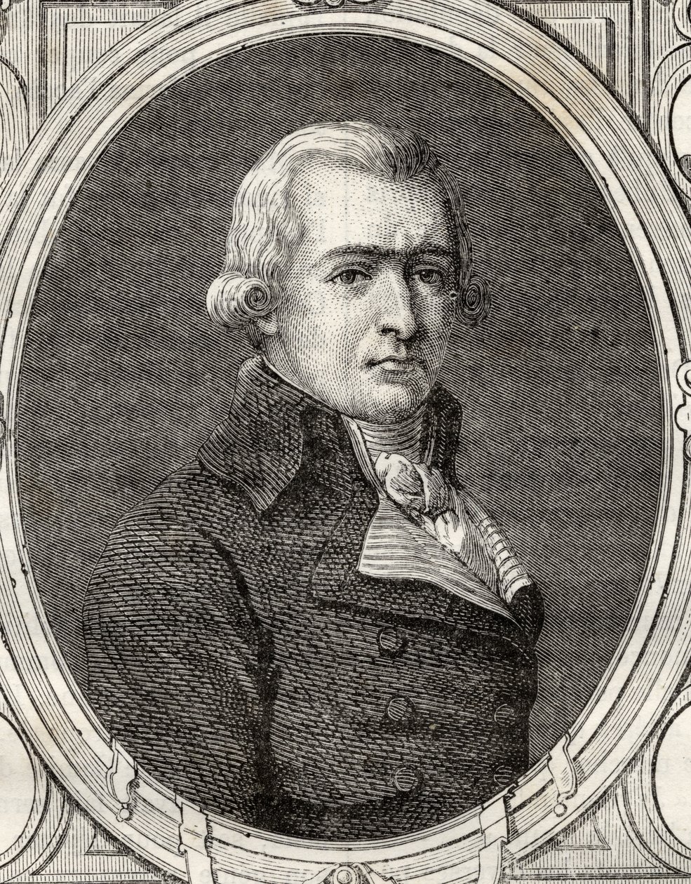 Jean-Baptiste-Andre Amar z „Histoire de la Revolution Francaise“ od Louise Blanca (1811-82) od French School