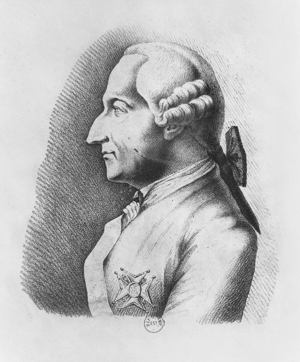 Jean-Baptiste Vaquette de Gribeauval (rytina) od French School