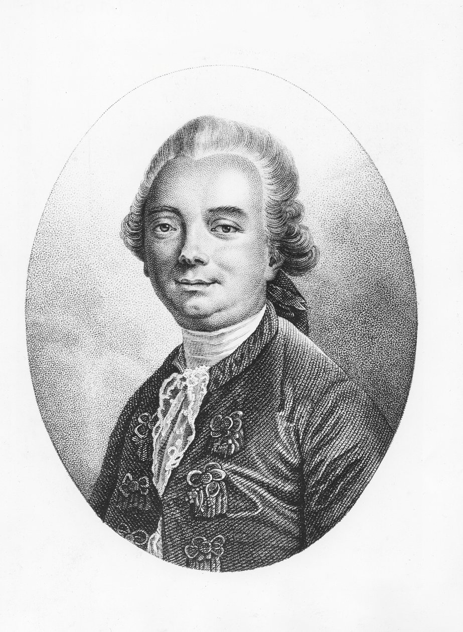Jean-Francois de La Harpe (rytina) od French School