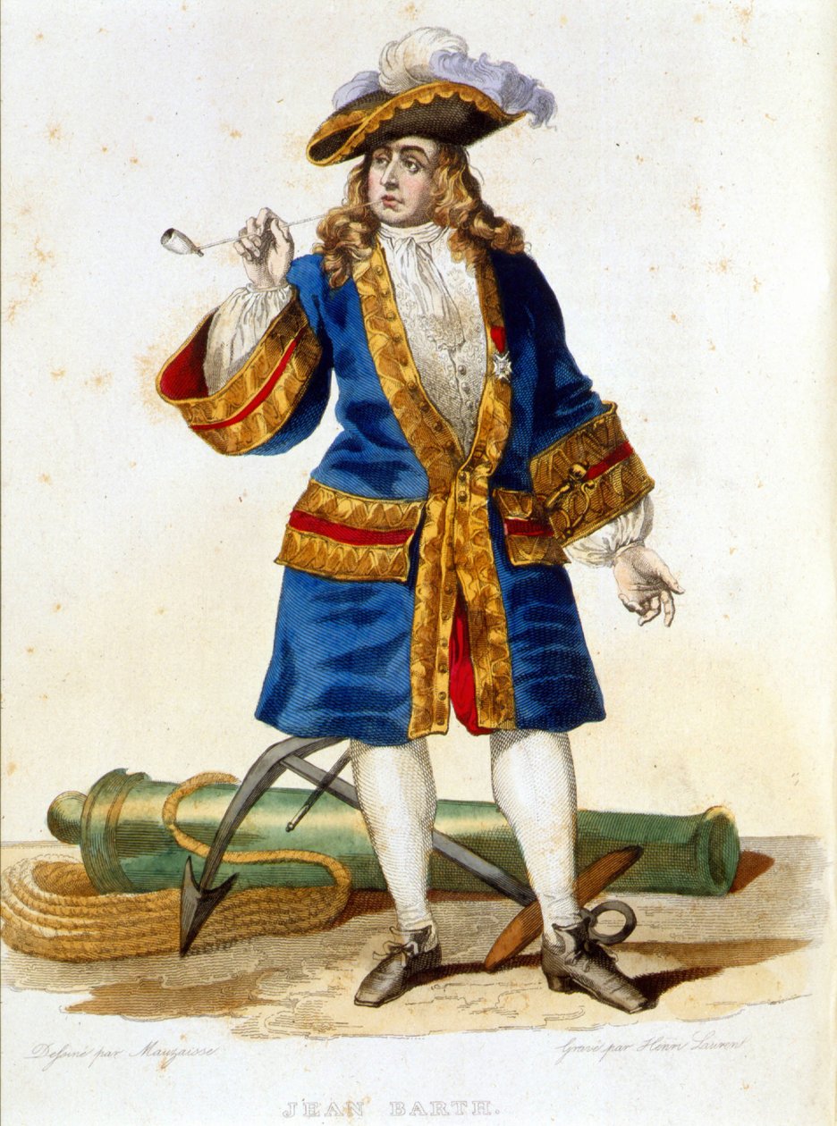 Jean Bart - v „“The French Plutarch““, ed. Mennechet od French School