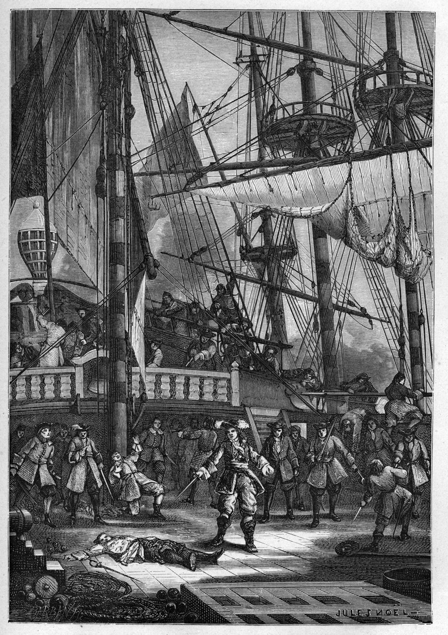 Jean Bart zabije nizozemského kapitána 