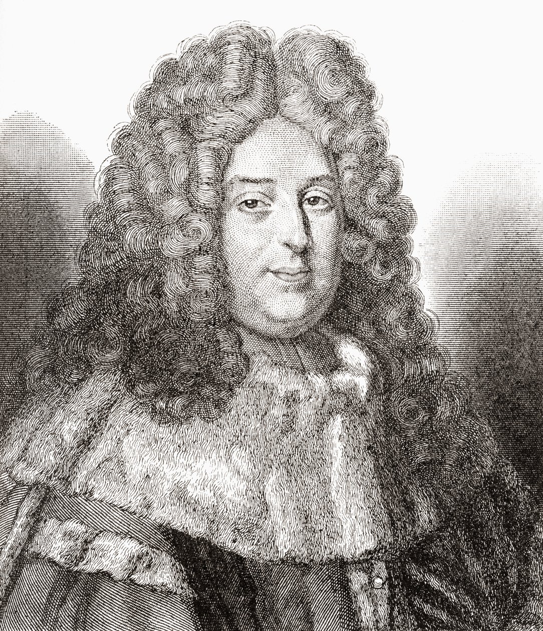 Jean Bouhier, 1673 - 1746. Francouzský soudce, juriskonzult, historik, překladatel, bibliofil a učenec. Z knihy Les Heures Libres vydané v roce 1908. od French School