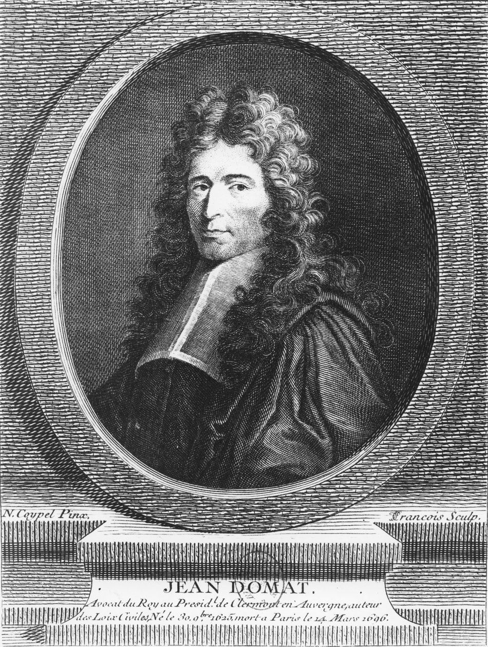 Jean Domat (rytina) od French School