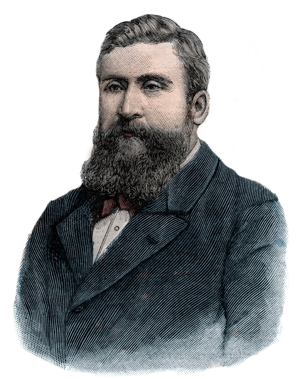 Jean Jaures v roce 1898 - Rytina - od French School