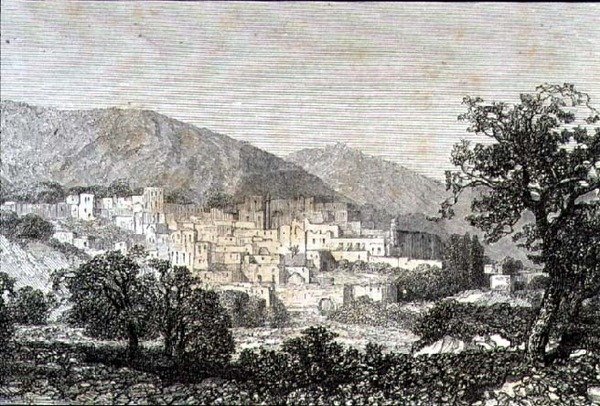 Jeruzalém v 60. letech 19. století (rytina) od French School