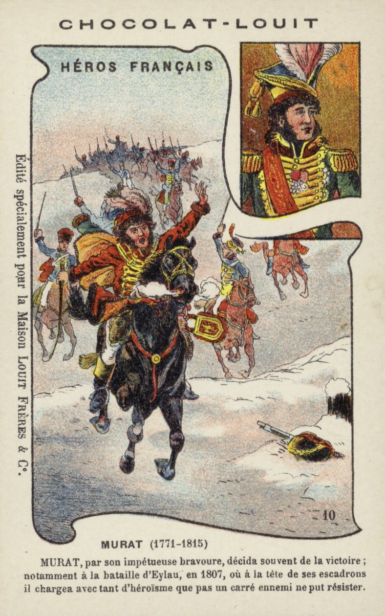 Joachim Murat, francouzský generál (chromolit) od French School