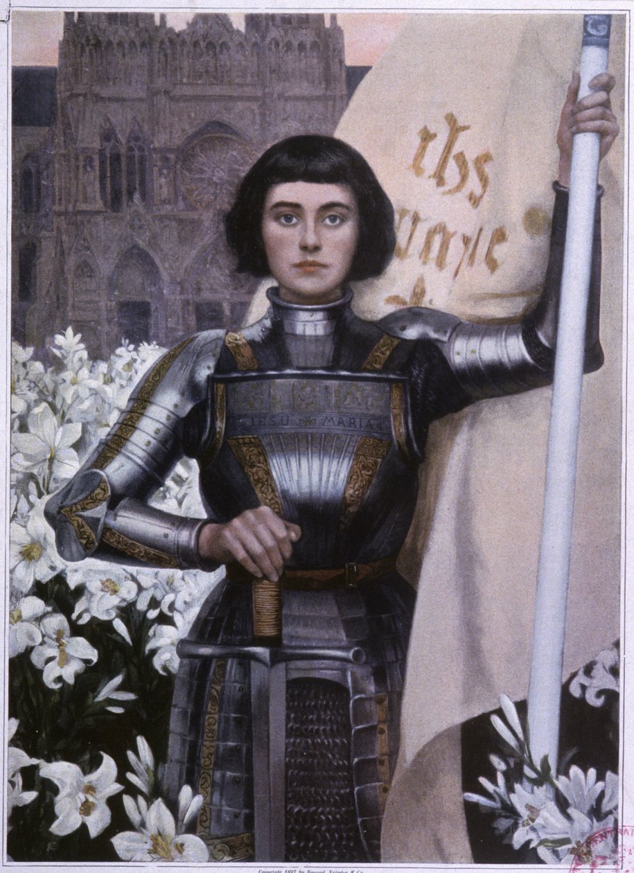 Johanka z Arku. (ilustrace, cca 1900) od French School