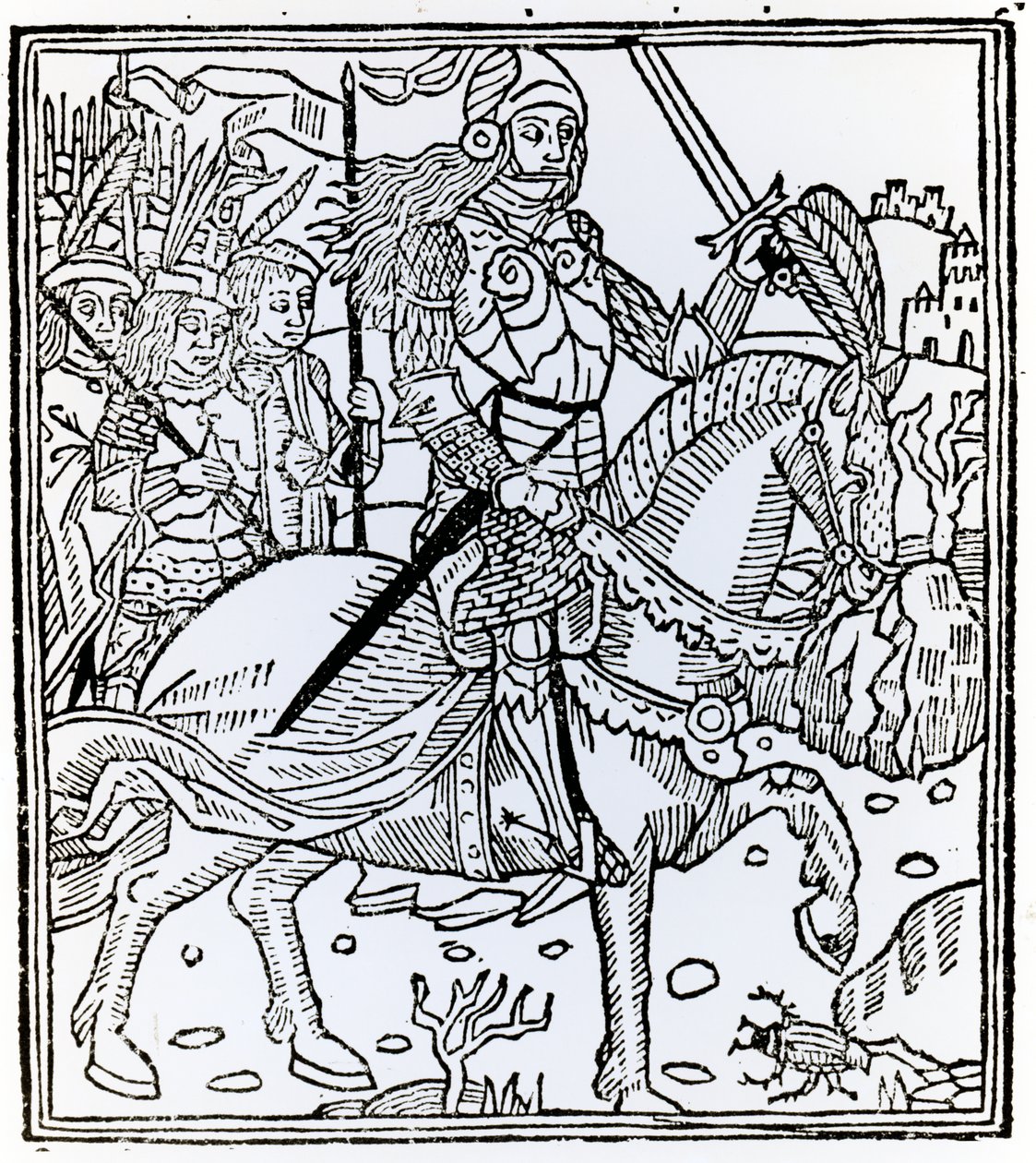 Johanka z Arku, z La Mer des Histoires, 1491 od French School