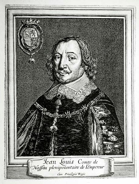 John Louis of Nassau-Hadamar, hrabě z Nassau-Dillenburg (rytina od French School