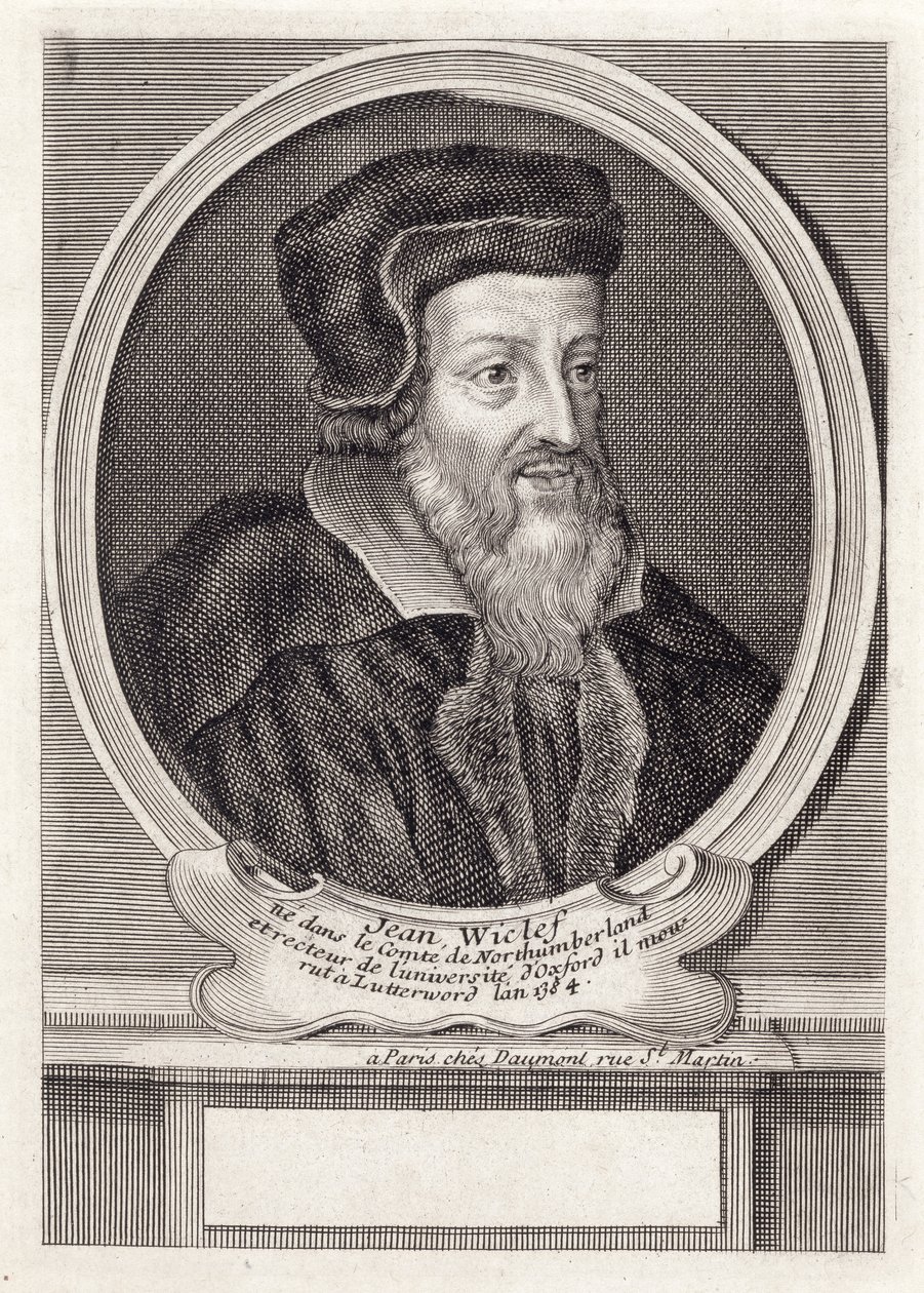 John Wycliffe, vyryl Daumont, Paříž od French School