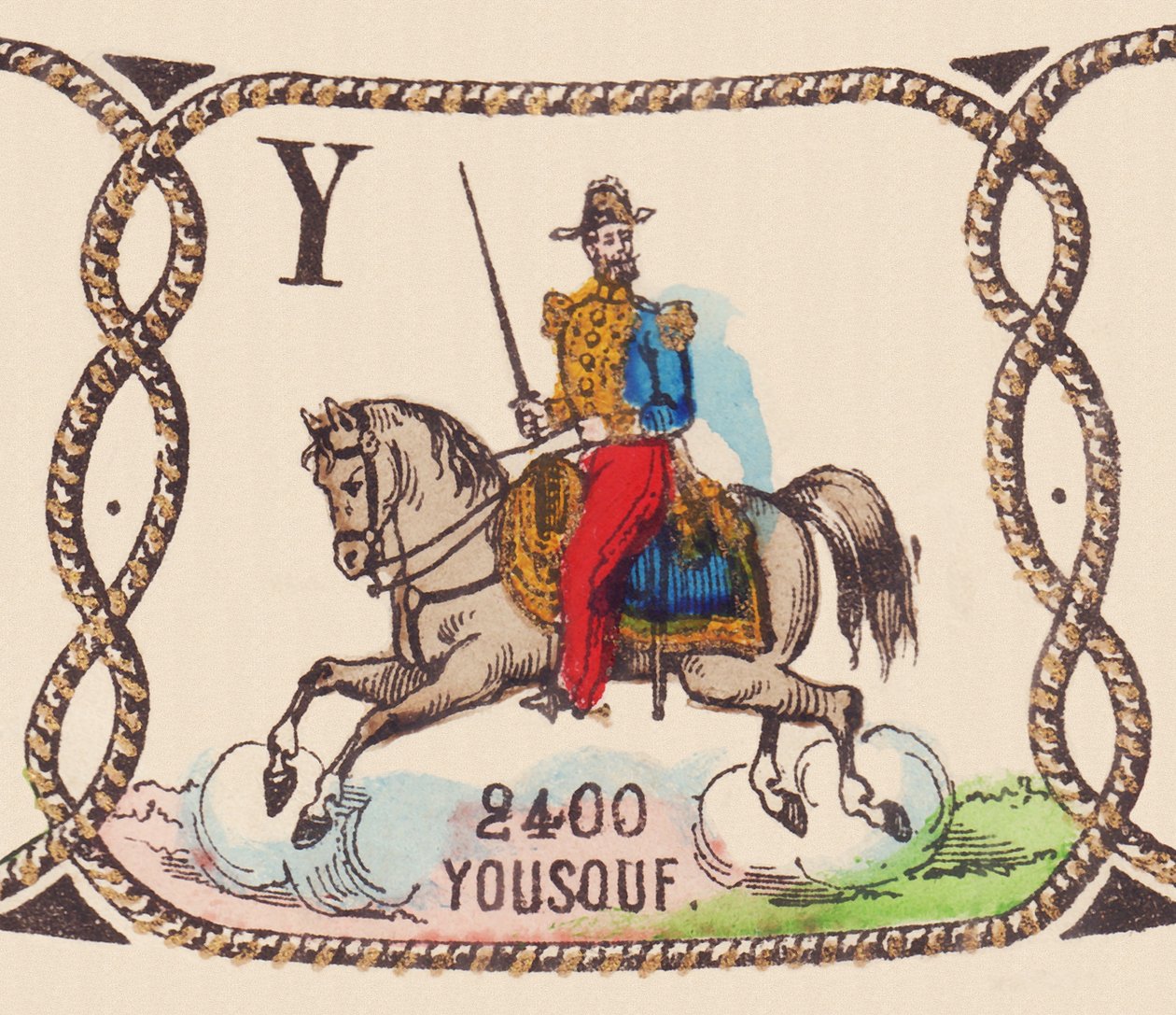 Joseph Vantini (1808-1866), francouzský generál Yousouf, kolem roku 1860 (tisk) od French School