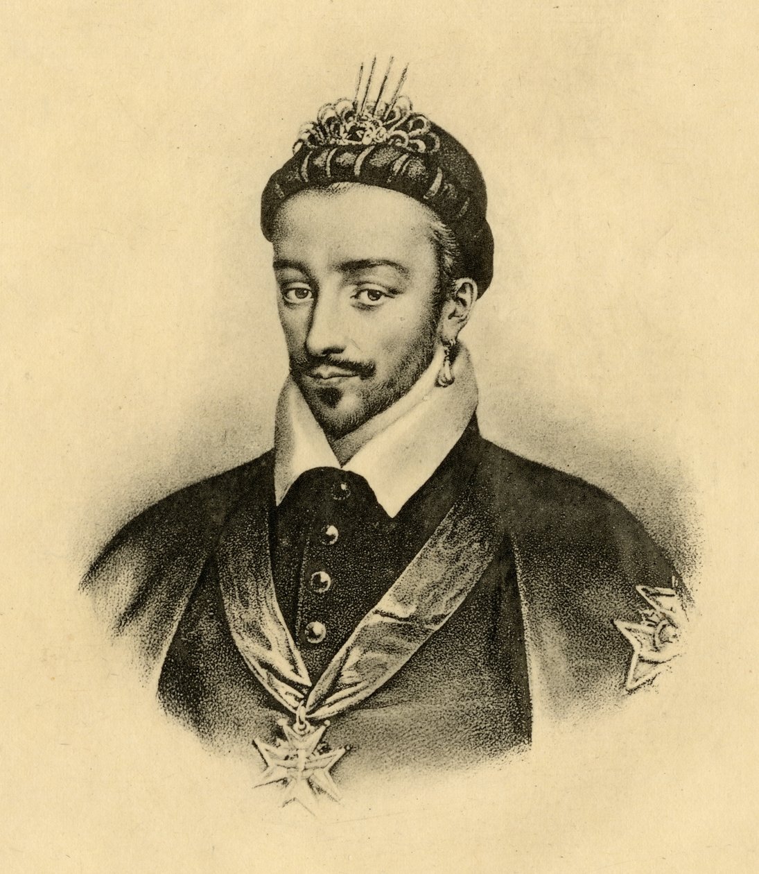 Francouzský král Jindřich III. (1551-89). od French School