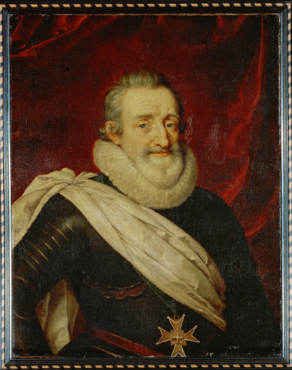Král Jindřich IV. na koni ... (malba na plátně) od French School