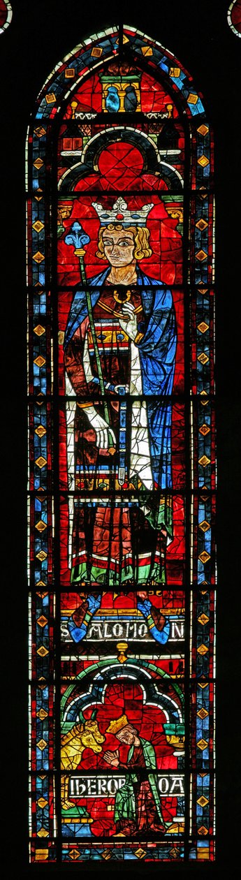 King Solomon (mladý Saint Louis jako model?) (w121) od French School