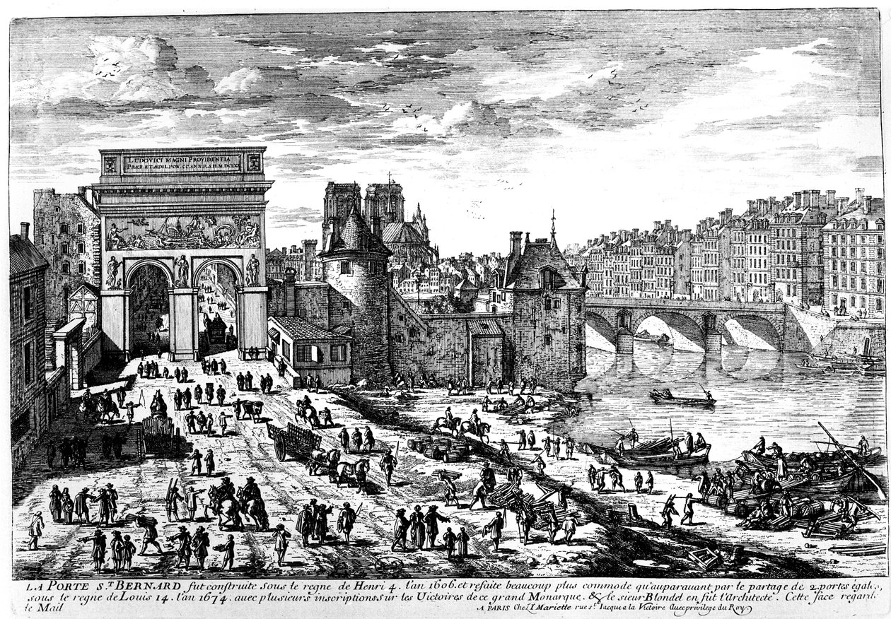 Porte Saint Bernard, Paříž od French School