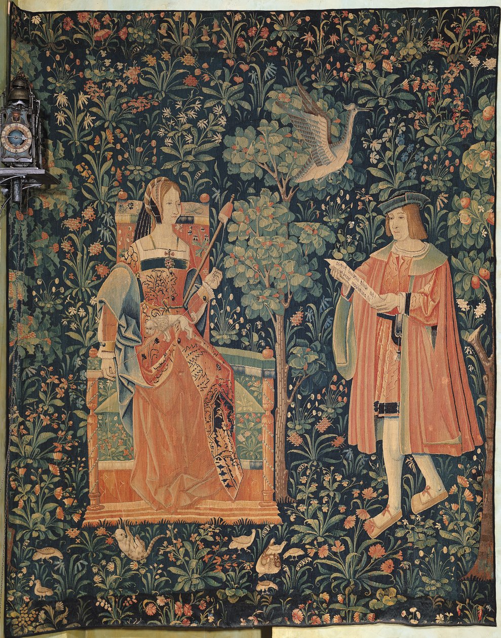 La Vie Seigneuriale: Reading, dílna na Loiře, kolem 1500 od French School