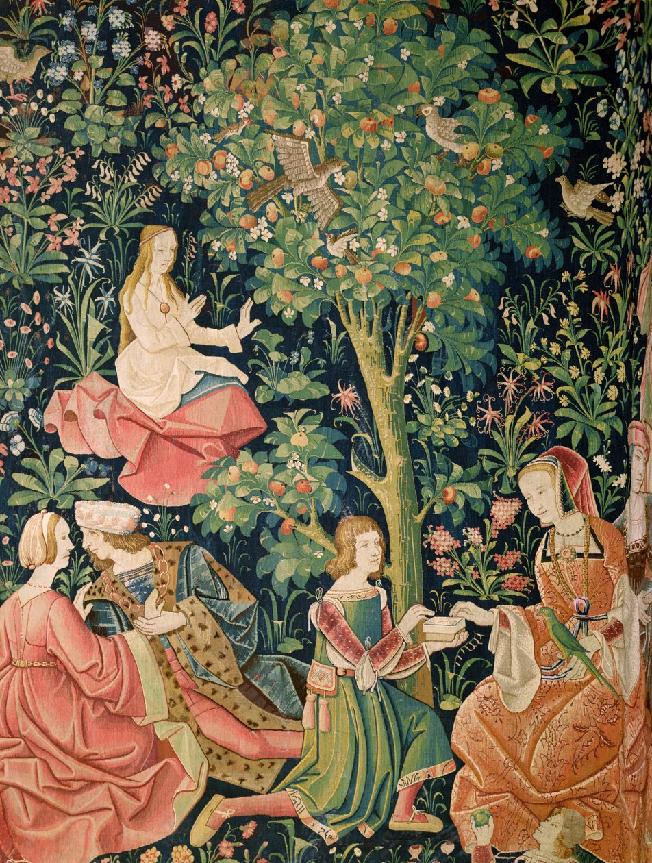 Pánův život: Scéna Galante, kolem roku 1500 od French School