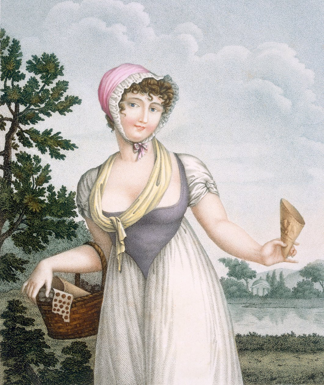 La marchande de Plaisirs, vyryl Pomel od French School
