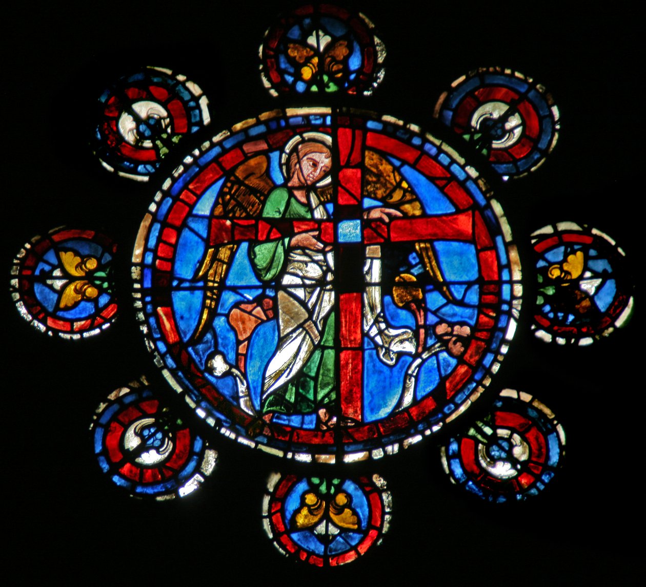 Poslední soud: anděl s křížem (w143) od French School
