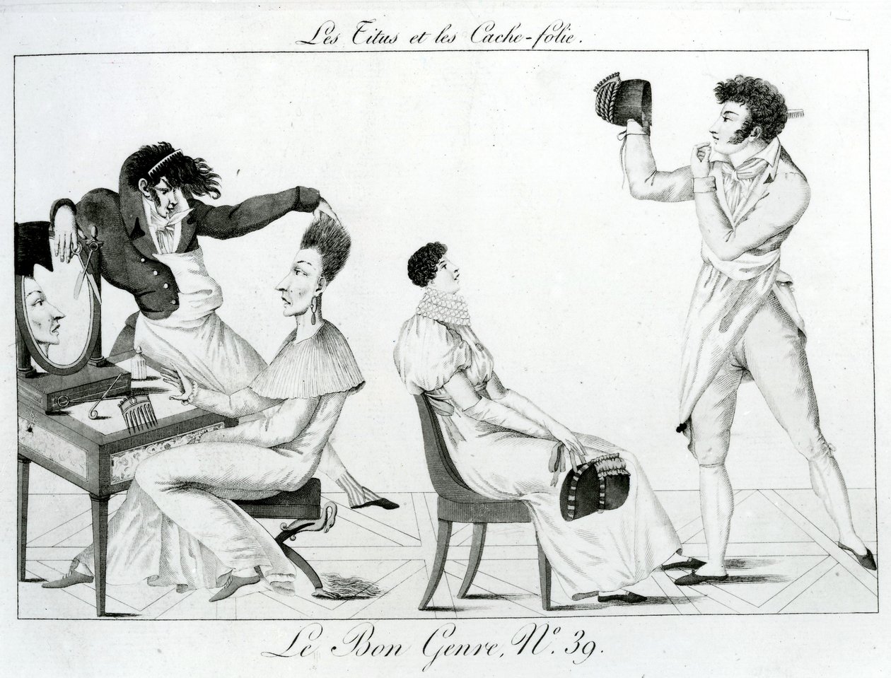 Le Bon Genre - The Titus and the Cache-Madness, 1812 od French School
