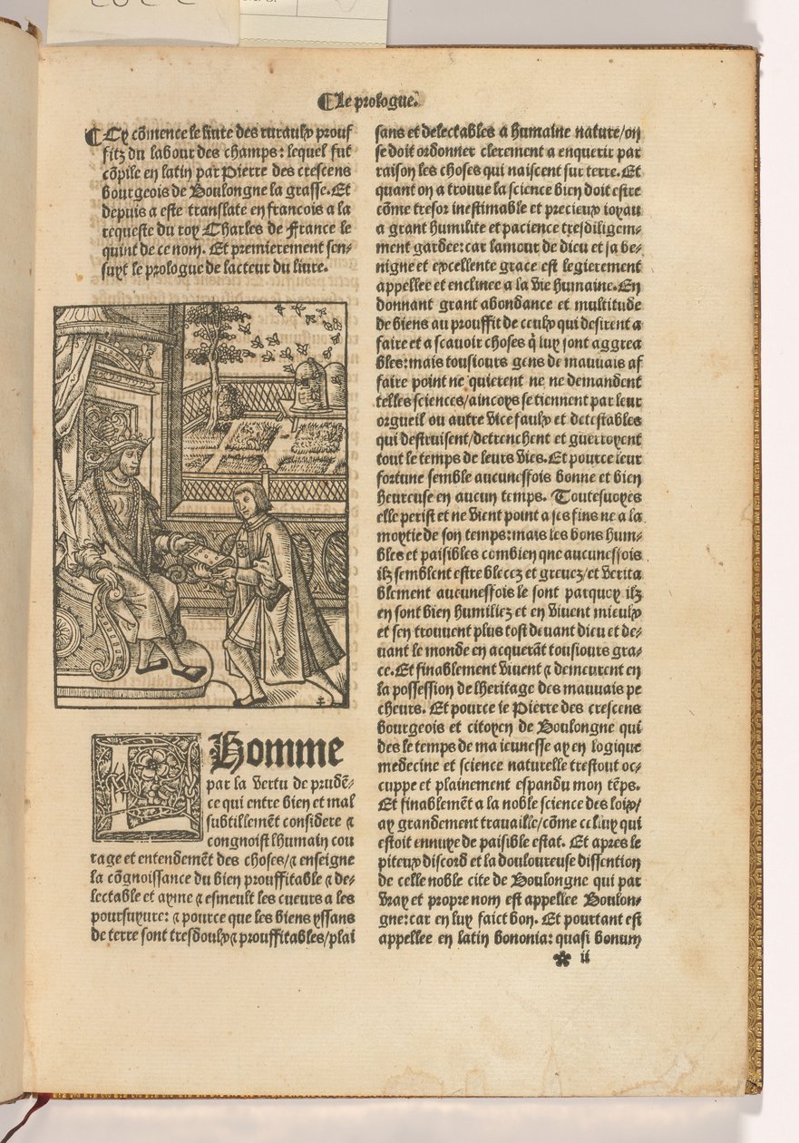Le Bon Mesnager od Crescentiis, Paříž od French School