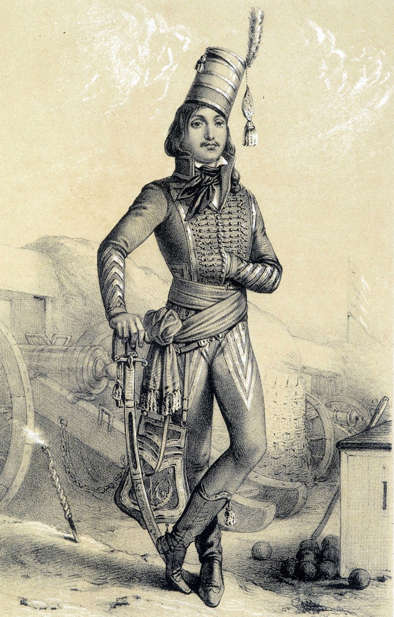 General Marceau - in "Galerie historique de la Revolution francaise" by Albert Maurin od French School