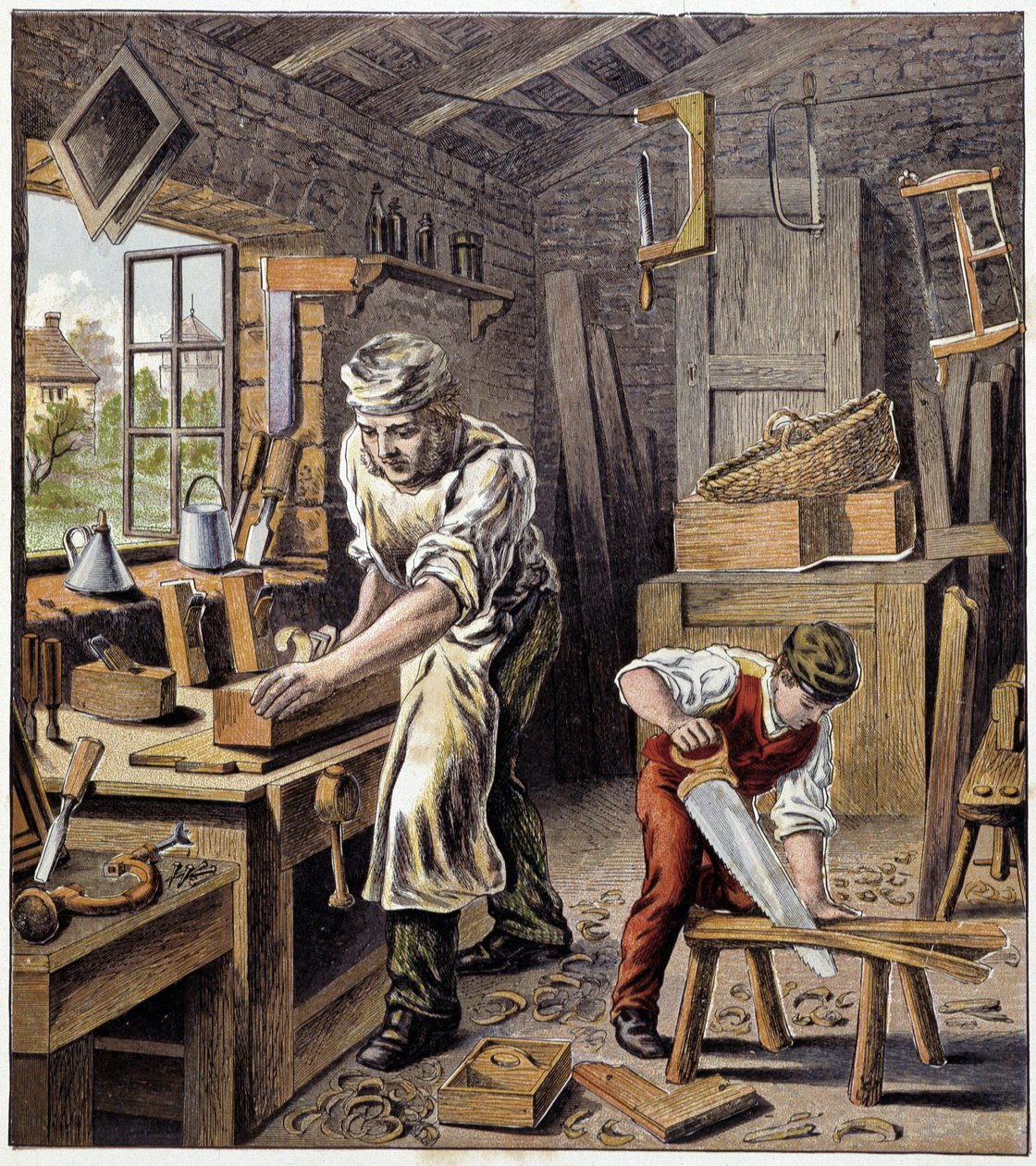 Spojovačka - v "Časopisu pro malé děti", ed. Hachette, nd. kolem roku 1900 od French School
