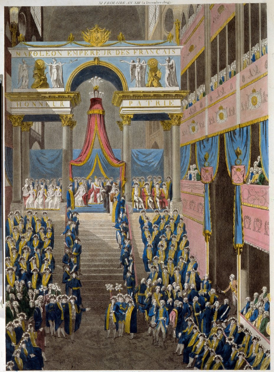 Napoleonova korunovace (1769-1821), 2. prosince 1804. (Korunovace Napoleona 2. prosince od French School