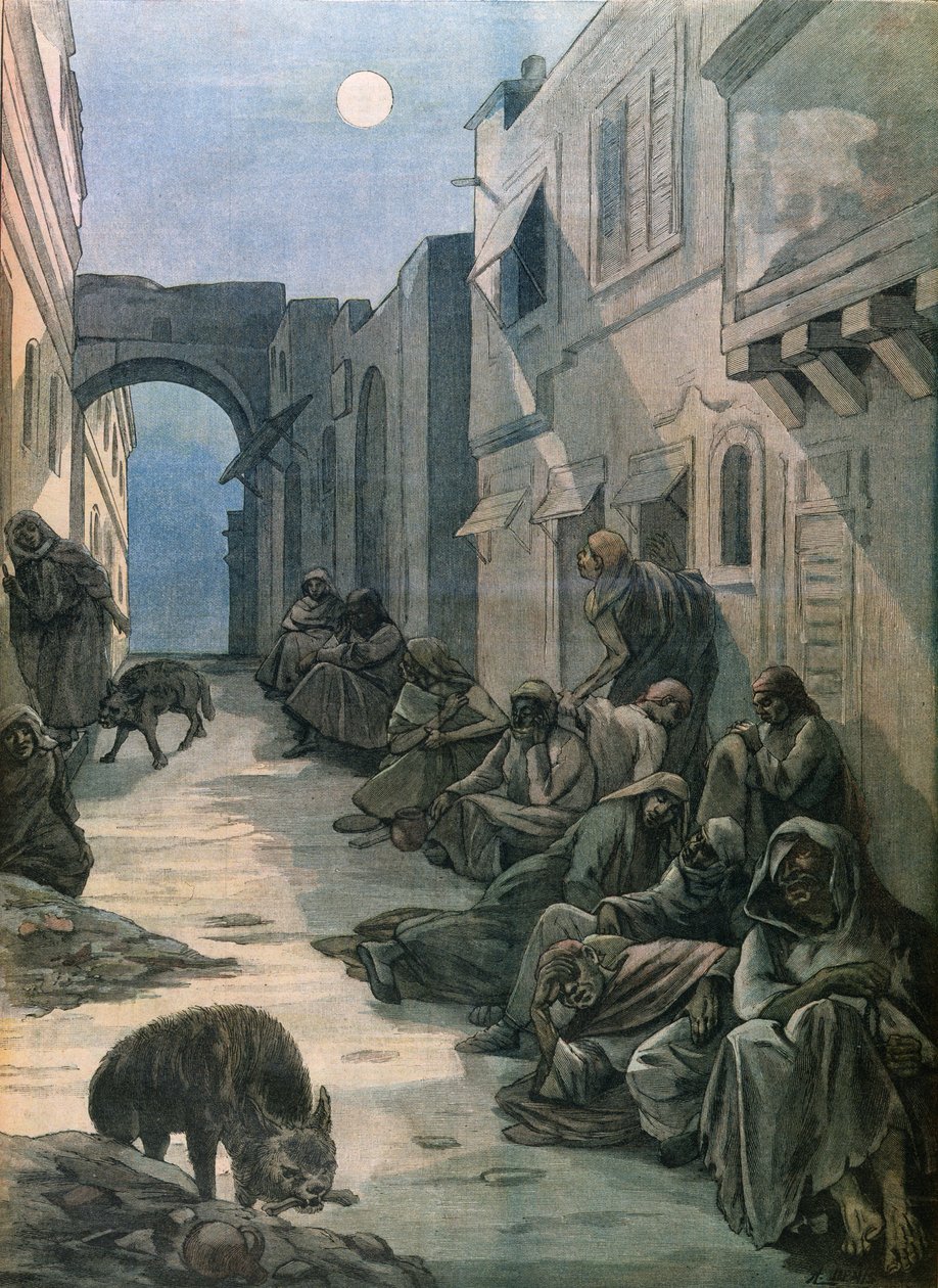 Malomocní v Etiopii, 1898 od French School