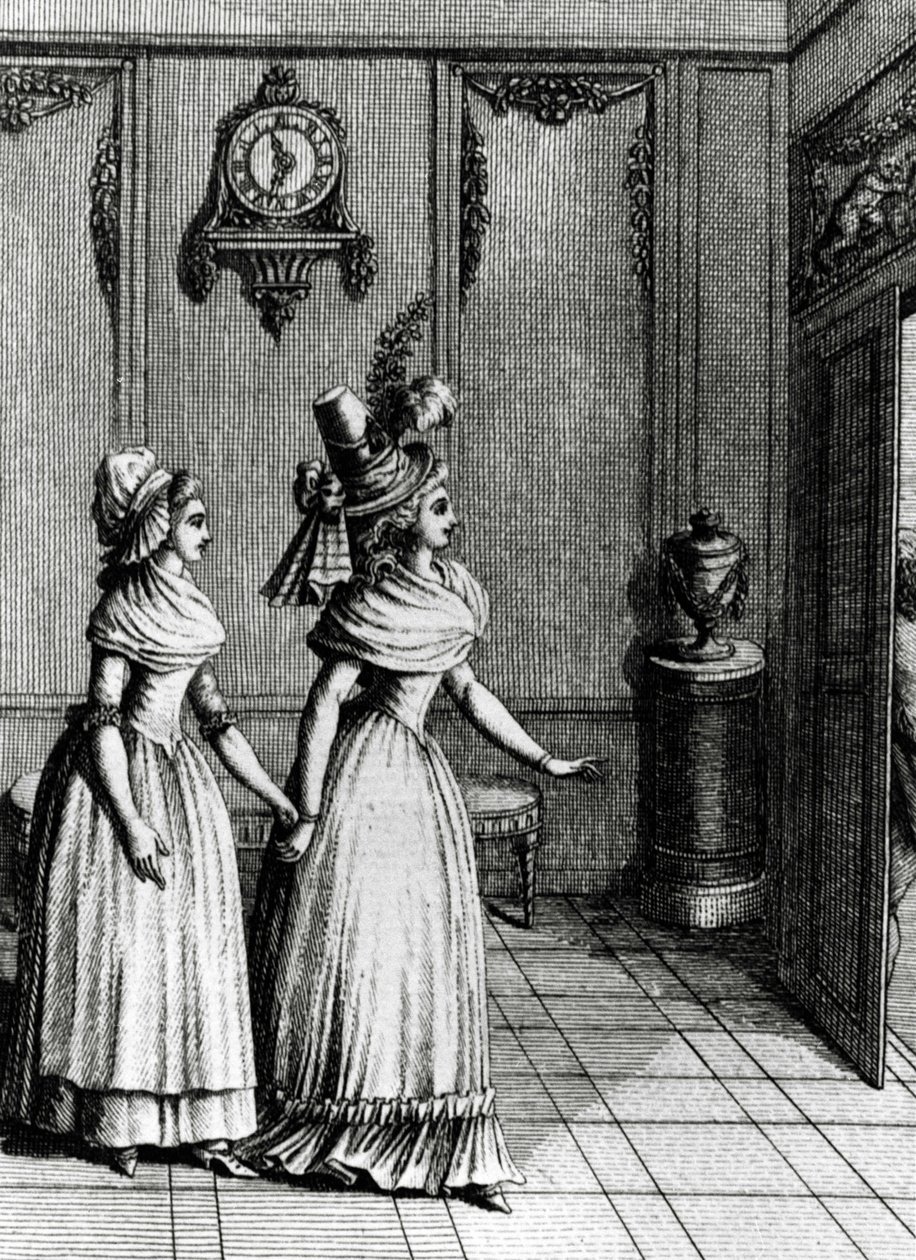 Osvobození - v „Dějinách ženy Francouzské republiky den za dnem“, Restif de La Bretonne (1734-1806), Ženeva 1791-1794. od French School