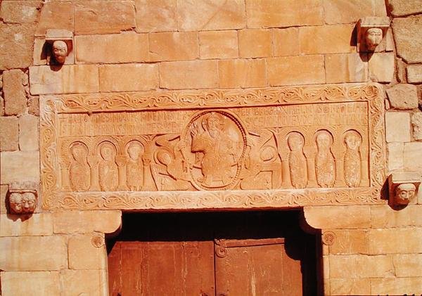 Překlad zobrazující Krista obklopeného apoštoly, c.1020 od French School