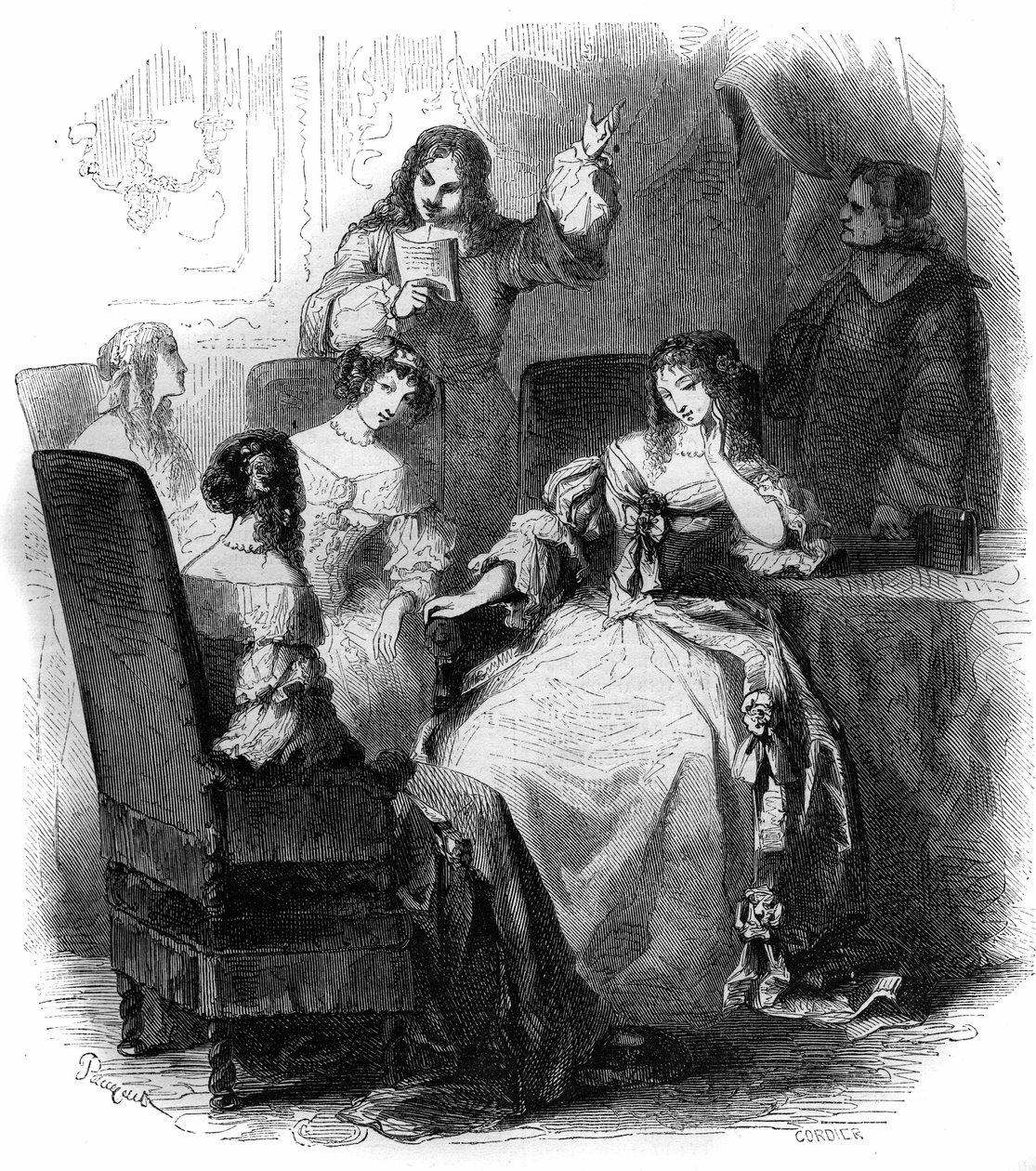 Literární salon: básník Jean Renaud de Segrais (1624-1701) na dvoře Anny Marie Louise d