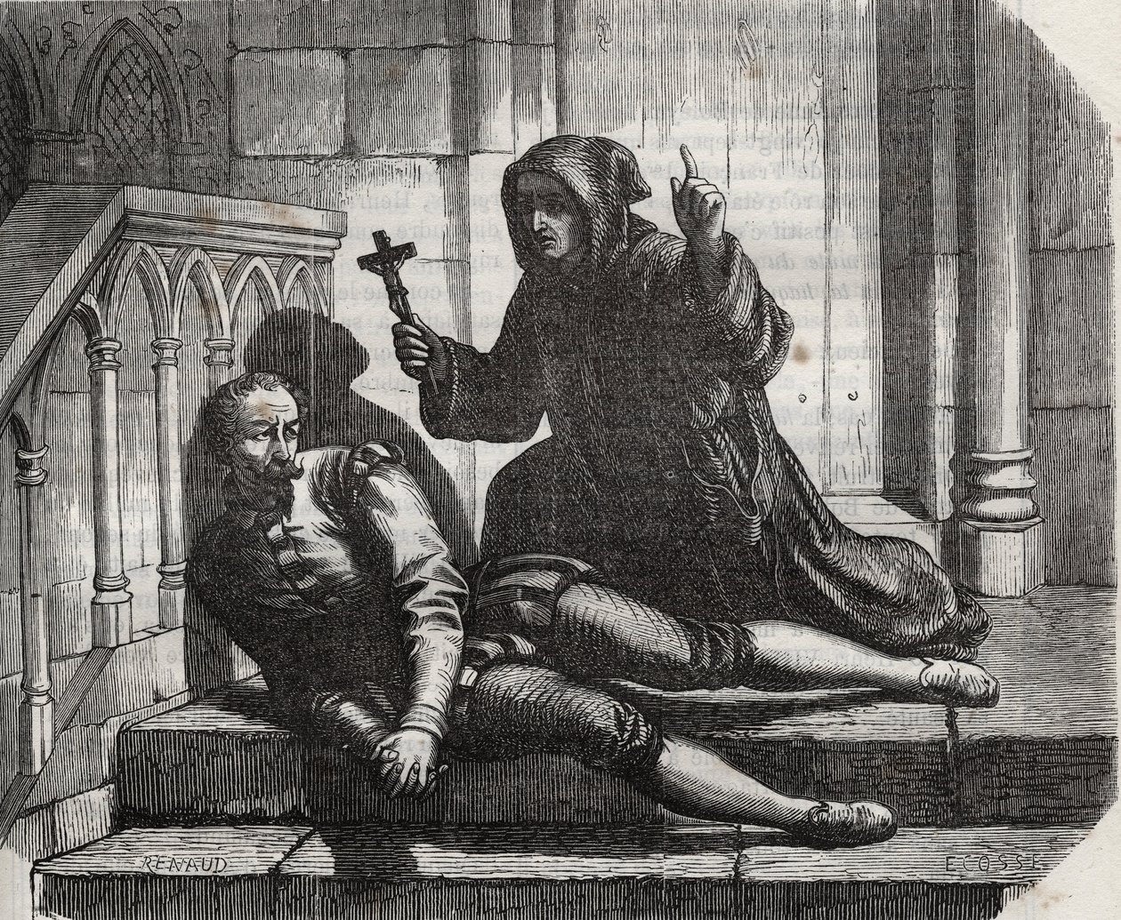 Zamčený v Tower of London vyšel jen proto, aby vylezl na lešení: kancléř Thomas More (1478–1535) ve vězení, protože odmítl udělit královskou pečeť sňatku krále Jindřicha VIII. (1491–1547) s Annou de Boleyn (Anna nebo Ann Bolin a Anne Bull od French School