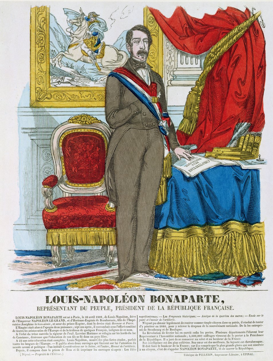 Louis-Napoleon Bonaparte (1808-73) budoucí Napoleon III od French School